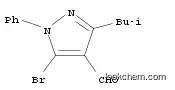 Molecular Structure of 1188037-62-8 (5-broMo-3-isobutyl-1-phenyl-1H-pyrazole-4-carbaldehyde)